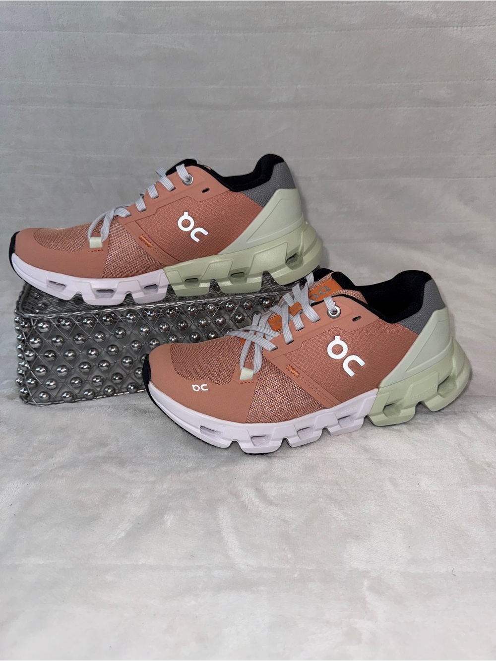 On Running Cloudflyer 4 Peach Aloe Women's 5.5 Youth 4Y Style 71.98669 🍑✨